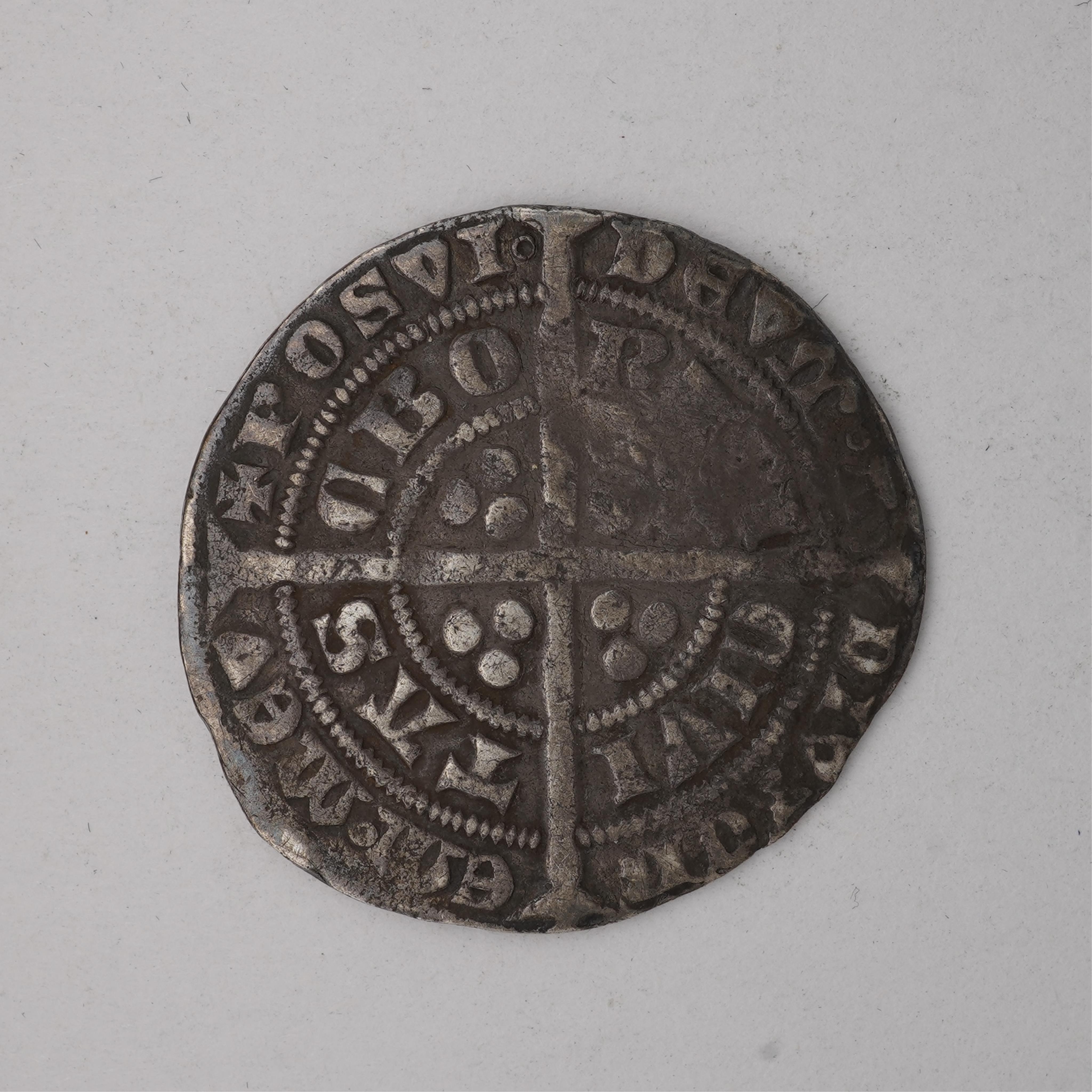 British hammered coins, Edward III (1327-1377), silver groat, pre-treaty, York, class E, S. 1572, fine, ex. Coincraft